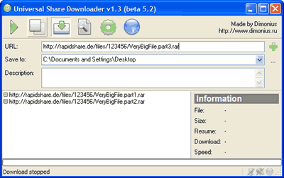 Universal Share Downloader