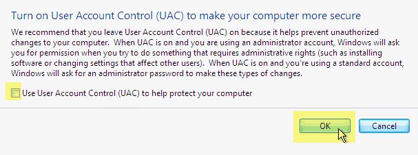 User is disabled