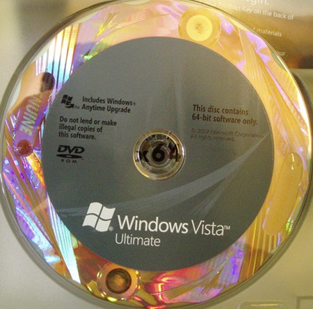 Windows Vista Ultimate x64 64-bit DVD
