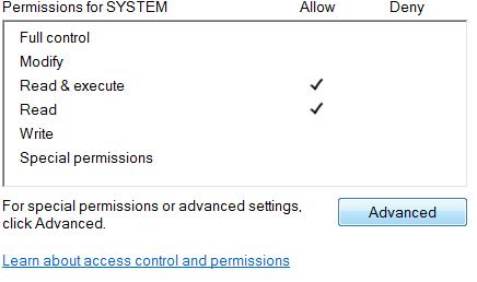Set Up Advanced Permissions