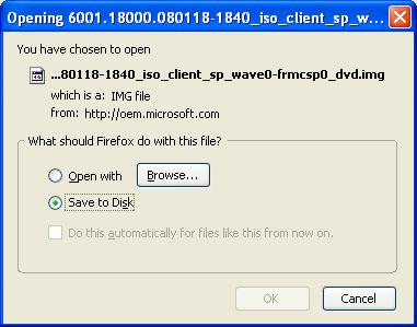 Download Official Windows Vista SP1 (x86 and x64) from OEM Partner Center via HTTP and Torrent