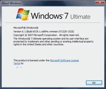 About Windows 7