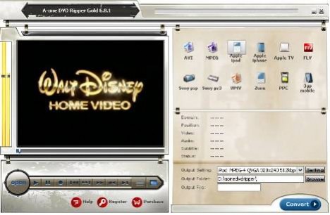 A-one DVD Ripper Free Registration License Key