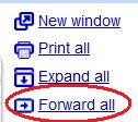 how to forward entire email thread