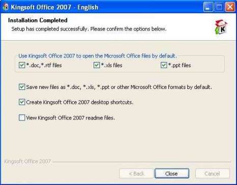 Kingsoft Office Compatible with Microsoft Office Formats