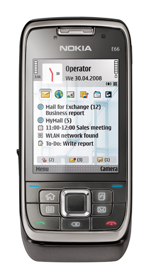 Nokia E66 becomes available in 3rd Quarter 2008