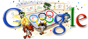 Beijing Olympics 08 Google Opening Ceremony Logo