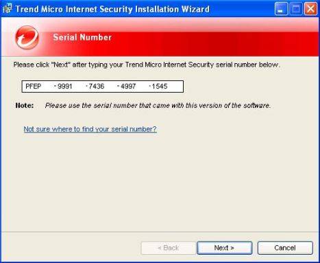 Free Trend Micro Internet Security 2008 Serial Number