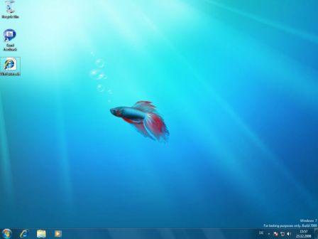 Windows 7 Beta 1 Build 7000 Desktop