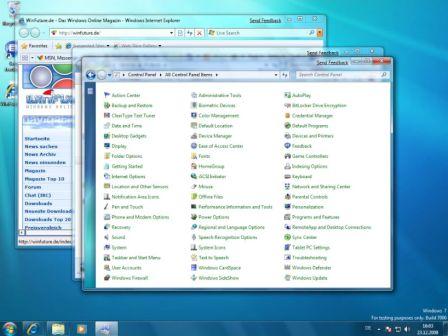 Windows 7 Control Panel