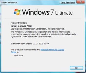 Windows 7 Ultimate Build 7000