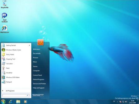 Windows 7 Beta Build 7000