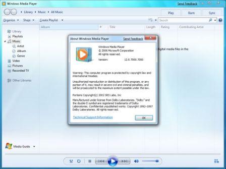 Windows 7 Windows Media Player