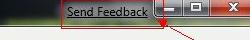 Send Feedback in Windows 7 Beta and 6956