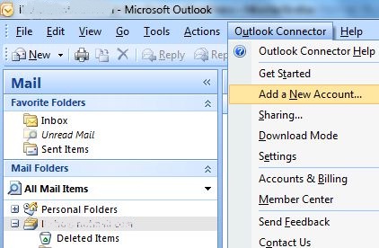 Manage Multiple Hotmail Account from Outlook