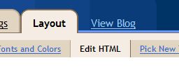 Edit Blogger HTML