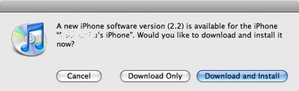 iPhone and iPod Touch Software OS 2.2