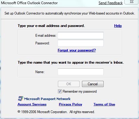 Microsoft Office Outlook Connector