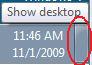 Show Desktop in Windows 7