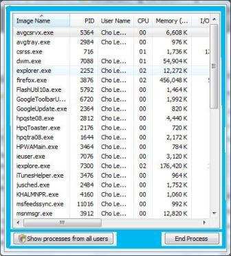 Small Footprint Task Manager