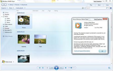 Windows 7 Build 7012 WMP12