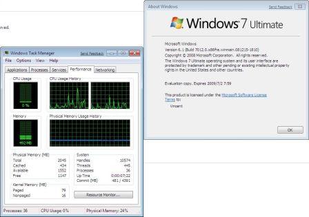 Windows 7 Build 7012