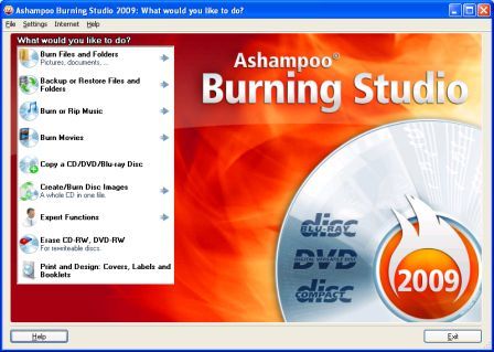Ashampoo Burning Studio 2009