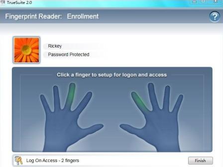 AuthenTec Fingerprint Sensor TrueSuite