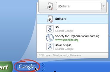 Quick Search Box Planted by Google Toolbar 6 Beta