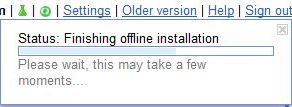 Installing Offline Gmail