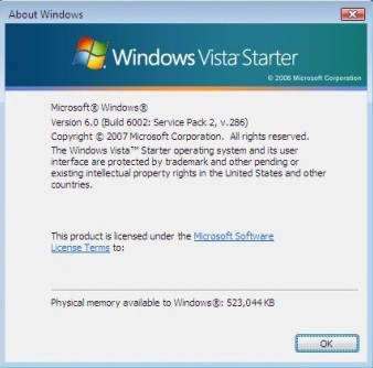 Windows Vista SP2 RC