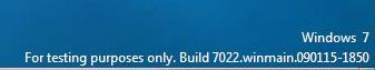 Windows 7 version 7022