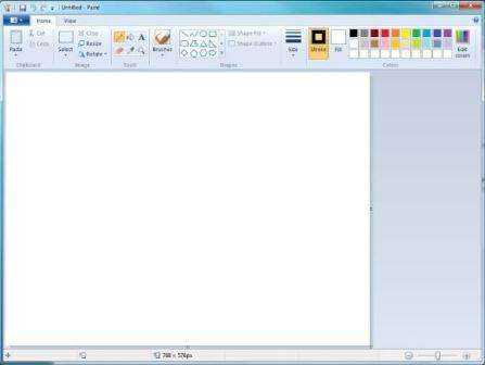 Windows 7 Build 7032 Paint