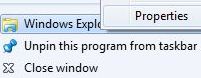 Windows Eplorer Properties
