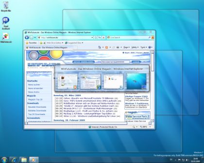 Windows 7 Build 7048 Desktop