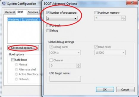 Processors Used for Boot Up Process