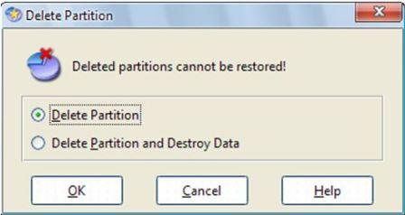 Delete Partition