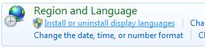 Install or Uninstall Language Packs
