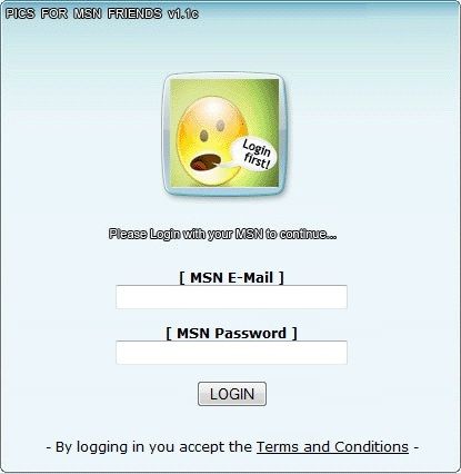 Pics for MSN Friends Windows Live Messenger Spam