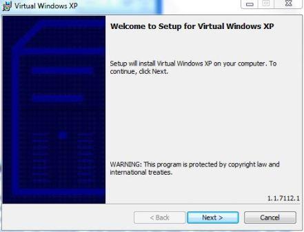 Virtual Windows XP