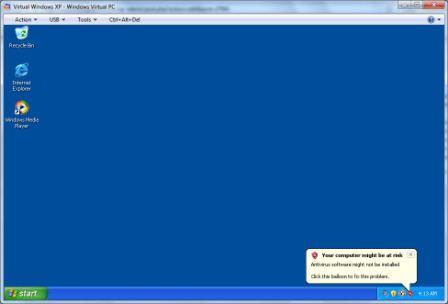 Windows XP Mode Virtual Machine