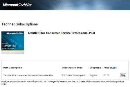 Free 1 Year TechNet Plus Subscription