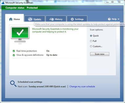 Microsoft Security Essentials