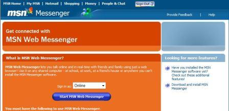 MSN Web Messenger