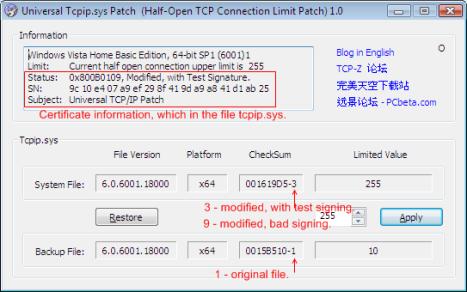 Universal Tcpip.sys Patch