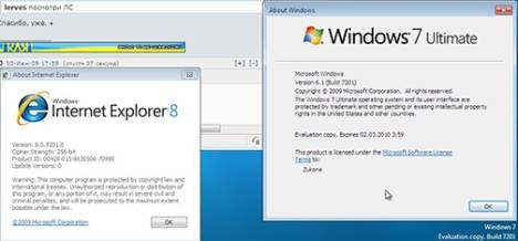 Windows 7 Build 7201 with SP1 RC2