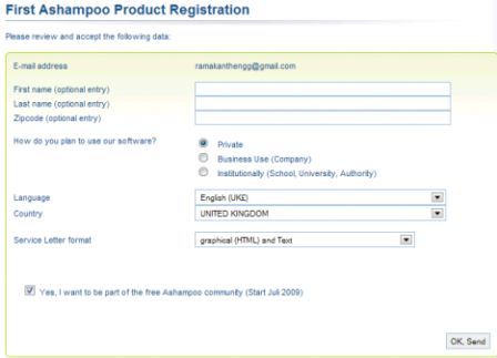 First-Ashampoo-Product-Registration