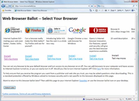 Browser Ballot Screen