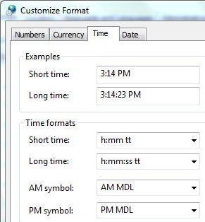 Customize AM and PM Symbol for Custom Text