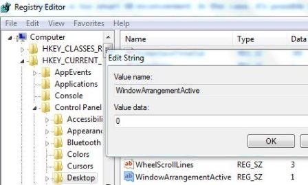 Disable Windows 7 Snap Auto Window Arrangement